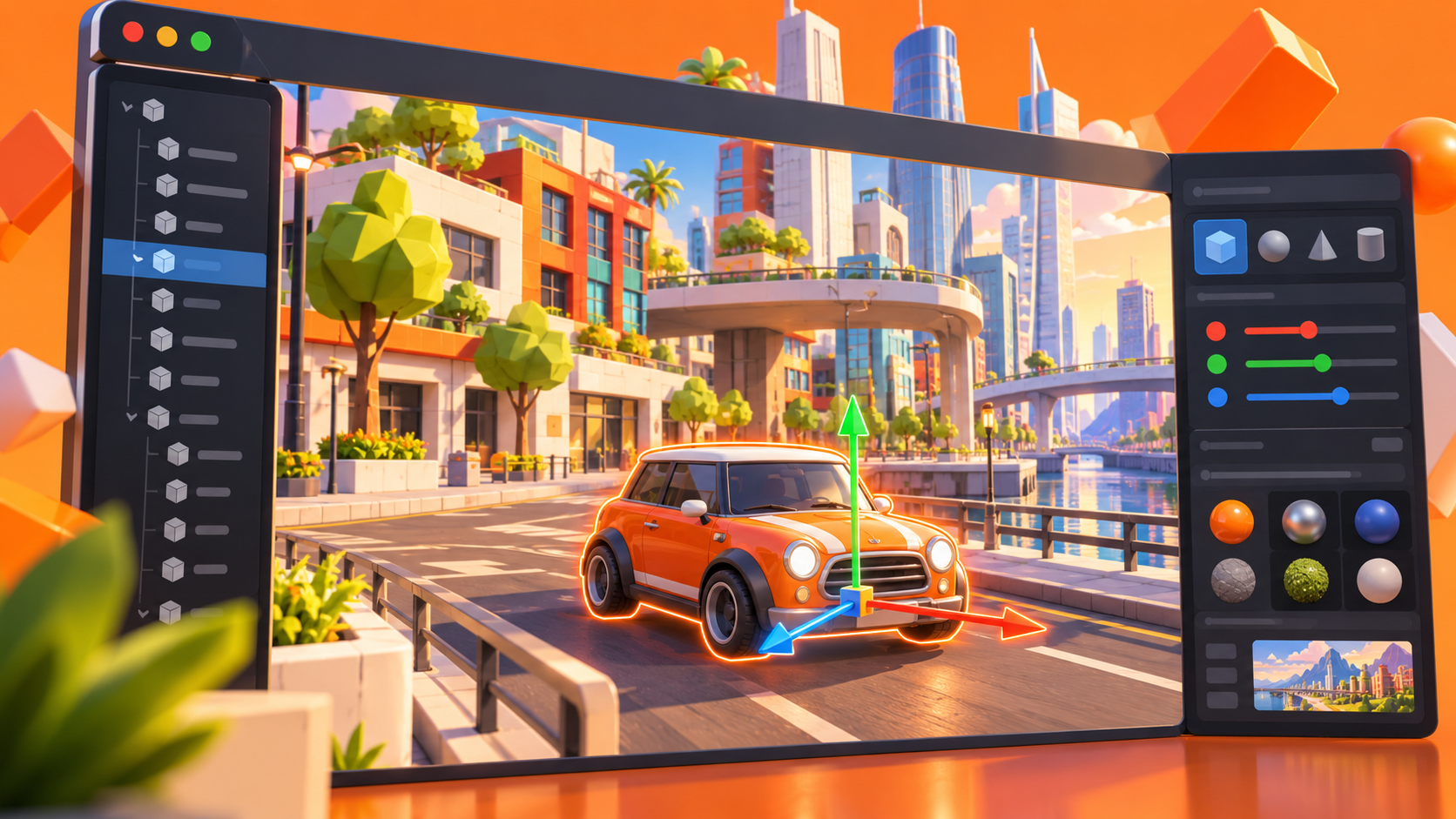 PlayCanvas engine illustration